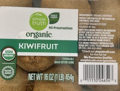 Organic Kiwifruit