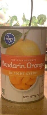 Mandarin Oranges Peeled Segments In Light Syrup