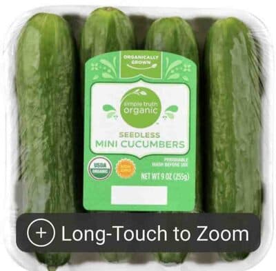 Seedless Mini Cucumber
