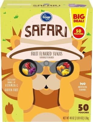 Fruit Flavored Safari Snacks