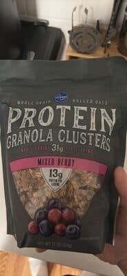 Mixed Berry Protein Granola Clusters