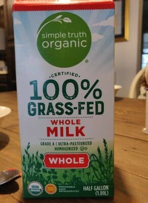 100% Grass-Fed Whole Milk