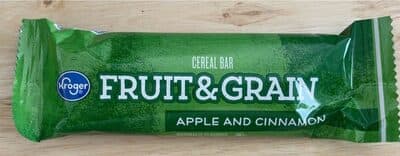 Apple and Cinnamon Flavored Fruit & Grain Cereal Bars