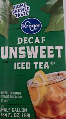Unsweet Decaf Iced Tea