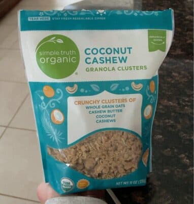 Coconut Cashew Granola Clusters