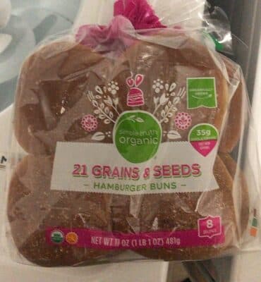 21 Grains & Seeds Hamburger Buns