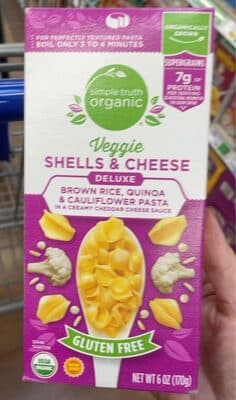 Veggie shells and cheese