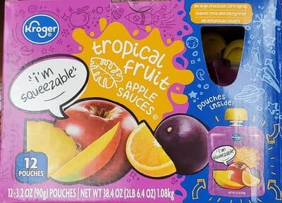 Tropical Fruit Apple Sauces