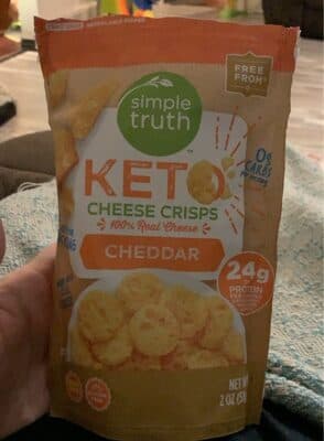 Cheddar Keto Cheese Crisps