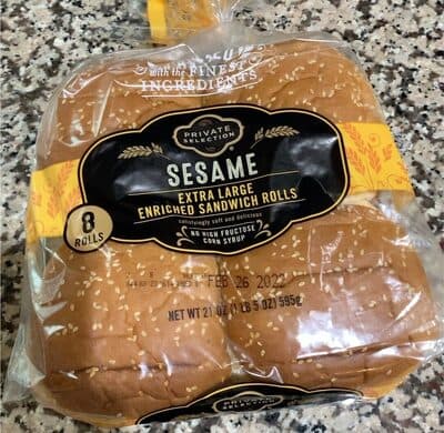 Sesame Extra Large Enriched Sandwich Rolls