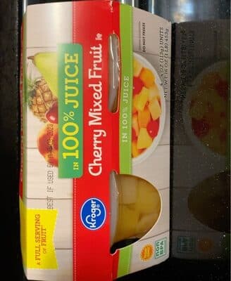 Cherry Mixed Fruit In 100% Juice