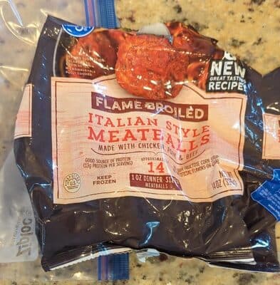 Flame Broiled Italian Style Meatballs