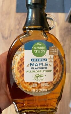 Maple Flavored Allulose Syrup