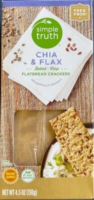 Chia & Flax Flatbread Crackers