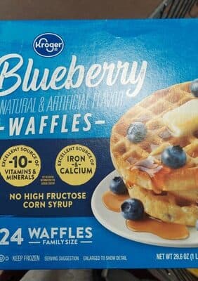 Blueberry waffles