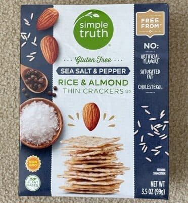 Rice & Almond Sea Salt Crackers