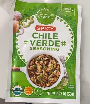 Spicy chile verde