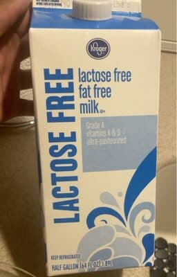 Lactose free milk