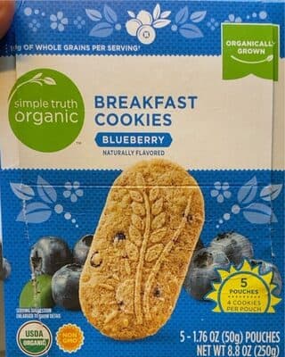 Breakfast Cookies Blueberry