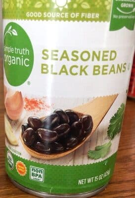 Seasoned Black Beans