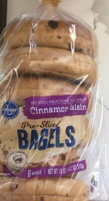 Pre Sliced Cinnamon Raisin Bagels