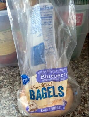 Blueberry Flavored Pre-Sliced Bagels