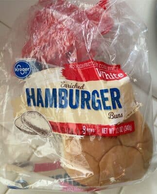White Enriched Hamburger Buns