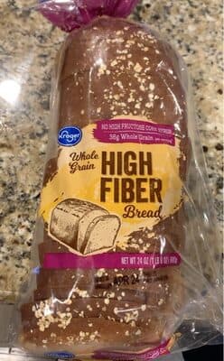Whole Grain High Fiber Bread