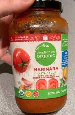 Marinara Pasta Sauce With Extra Virgin Olive Oil