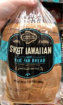 Sweet Hawaiian Sliced Wide Pan Bread