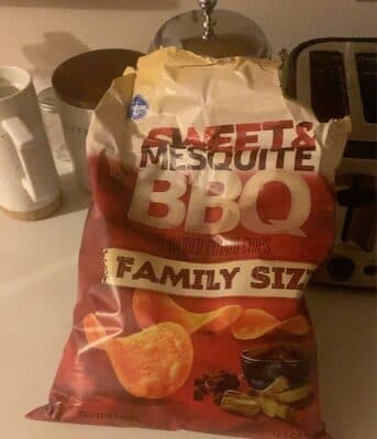 Sweet & Mesquite BBQ Flavored Potato Chips