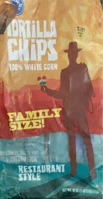 100% White Corn Restaurant Style Tortilla Chips