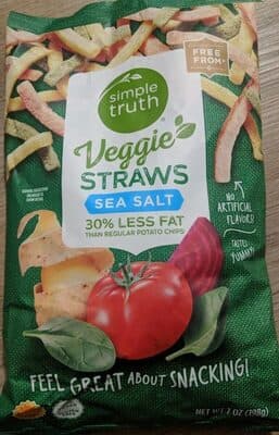 Simple truth veggie straws sea salt