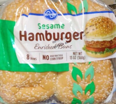 Sesame Enriched Hamburger Buns