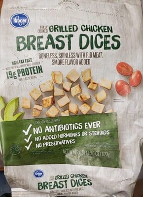 Grilled Chicken Breast Dices
