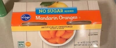 No Sugar Added Mandarin Oranges In Water