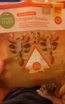 Simple Truth Grain Free Original Granola