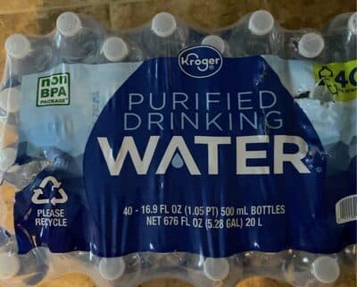 Purified Drinking Water