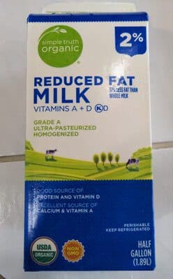 Reduced Fat Milk