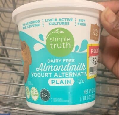 Almond Milk Yogurt Alternative