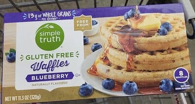 Gluten Free Waffles Blueberry