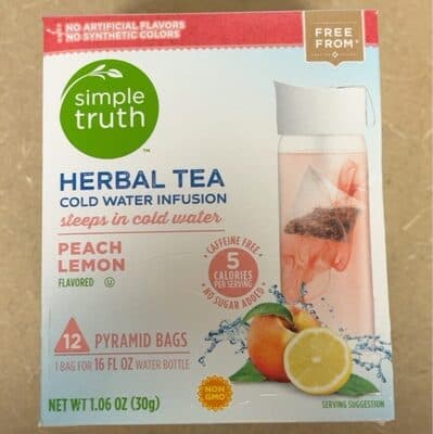 Herb tea cold water infusion