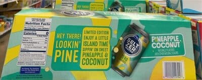 Pineapple Coconut Seltzer Water