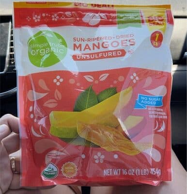 Sun-Ripened Dried Mangoes - Unsulfured