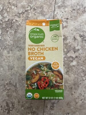 No Chicken Broth