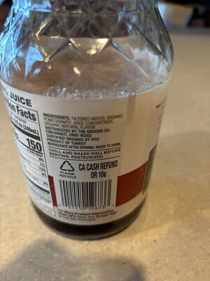 100% Juice Pomegranate