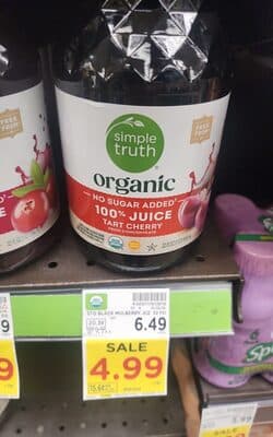 Organic 100% Juice Tart Cherry
