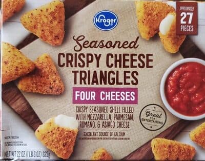 Seasoned Crispy Cheese Triangles