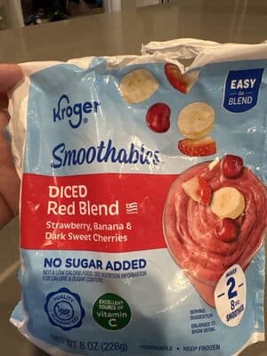 Diced Red Blend Strawberry, Banana & Dark Sweet Cherries