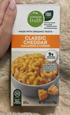 Classic Cheddar macaroni and cheese